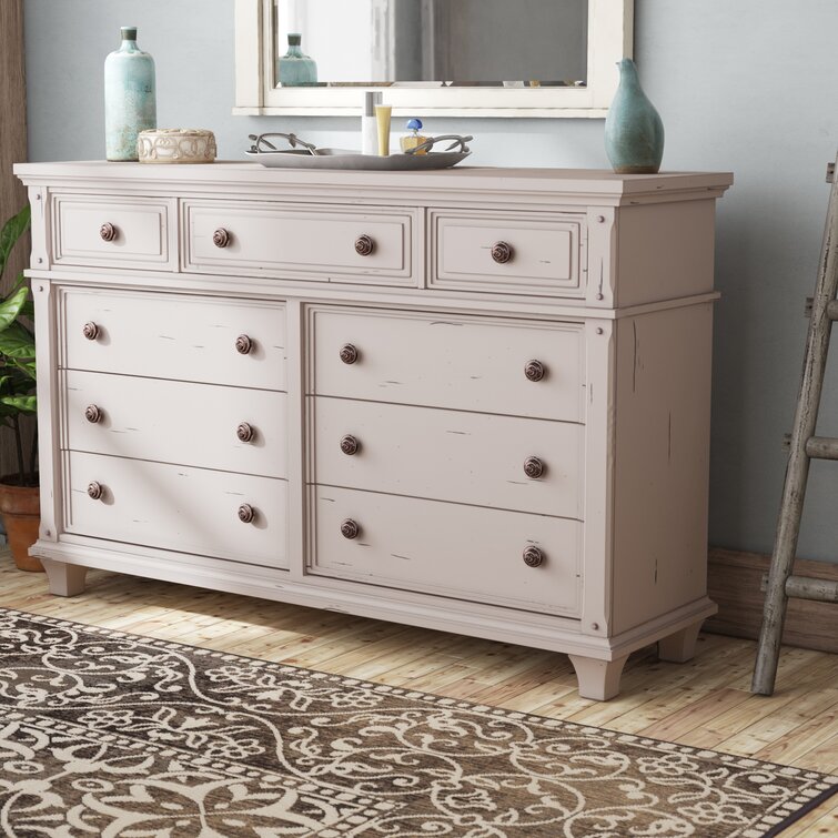 Woodson 9 drawer store double dresser